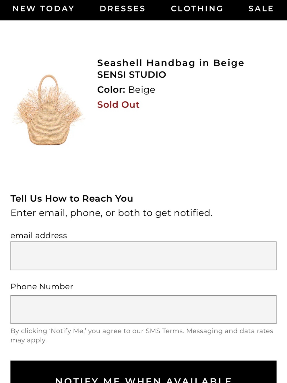 Woven Fringe Tote Bag in Natural - Picture 4 of 4